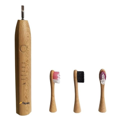 cepillo eléctrico de bamboo