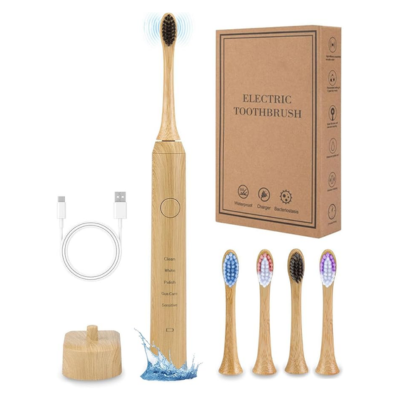 cepillo dientes electrico bambu