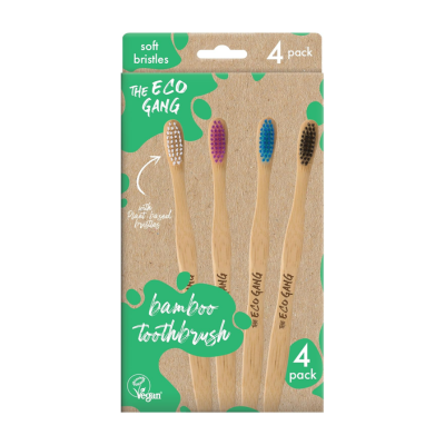 cepillo de dientes de bamboo cerdas suaves