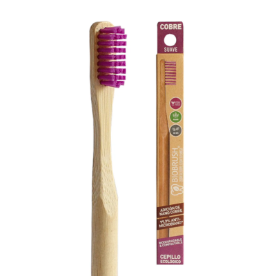 cepillo dental de cerdas suaves biobrush