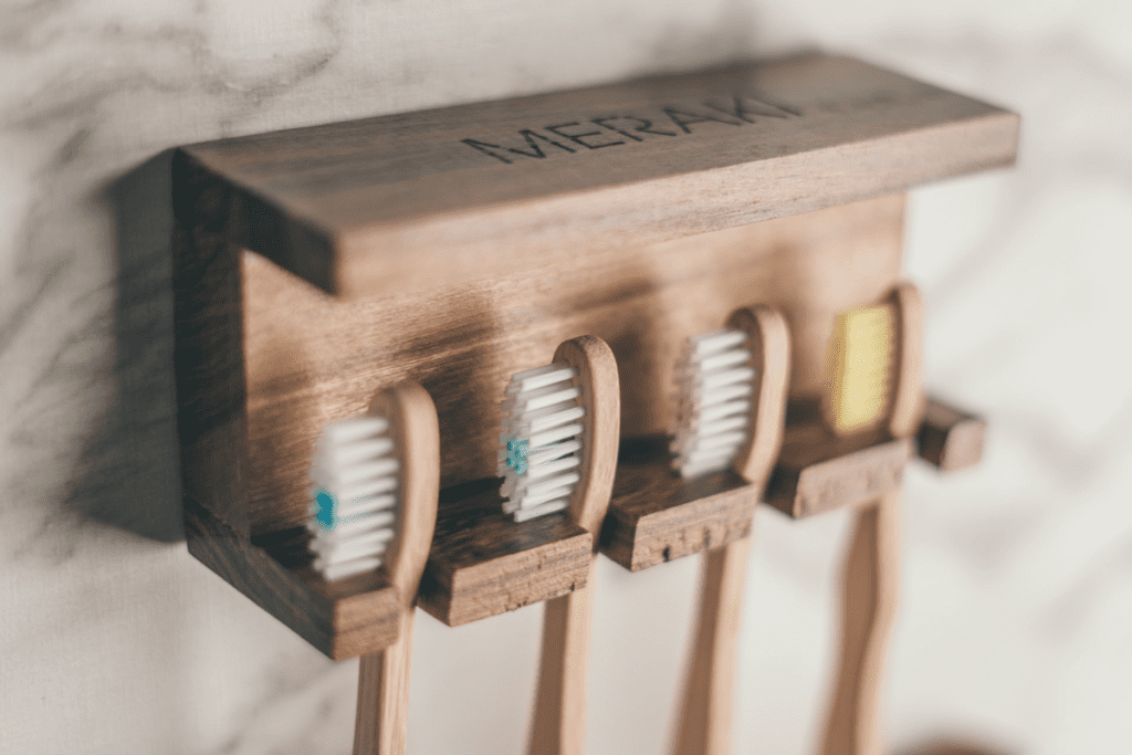 ¿Cómo secar un cepillo de dientes de bambú?