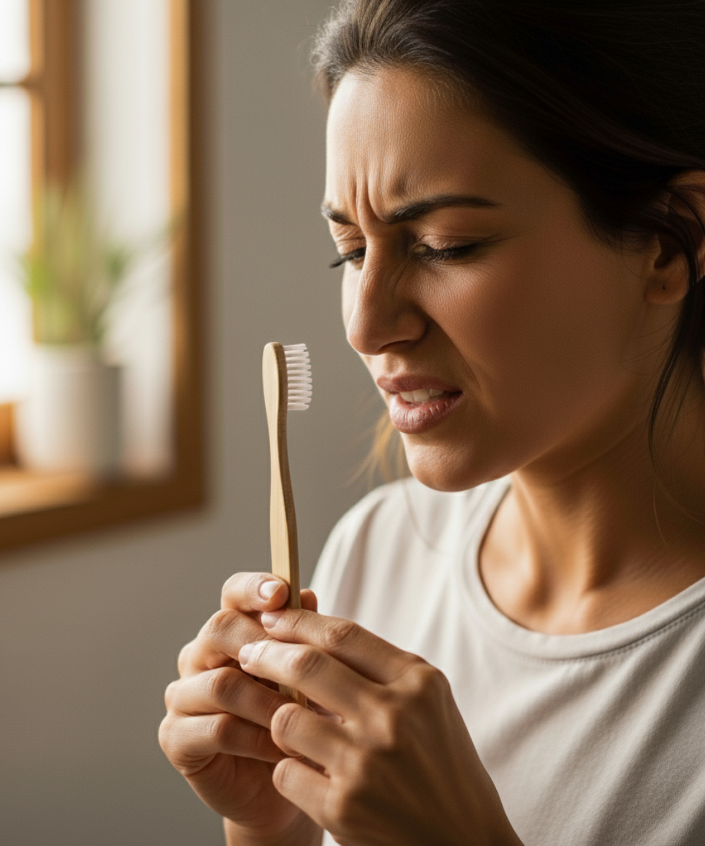 ¿Por qué mi cepillo de bambú huele mal? 👃🏼