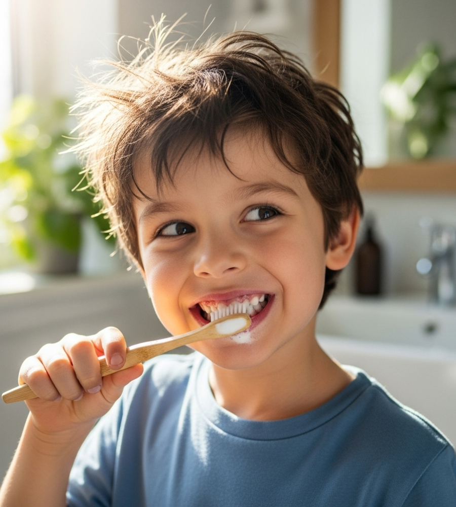 beneficios cepillos de dientes de bambú infantiles