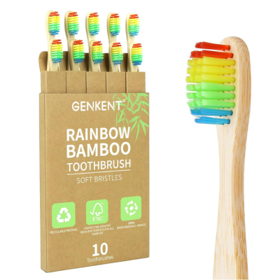 cepillos de dientes de bambu genkent