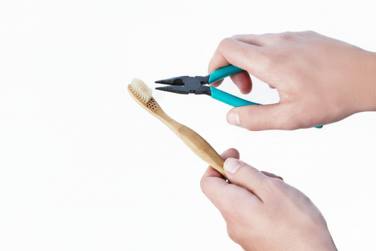 ¿Cómo desechar los cepillos de dientes de bambú?