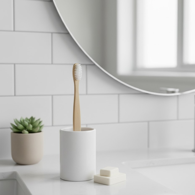 ¿Cómo se componen los cepillos de bambú?