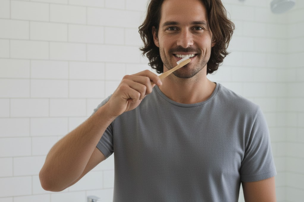 ¿De qué está hecho un cepillo de dientes de bambú?