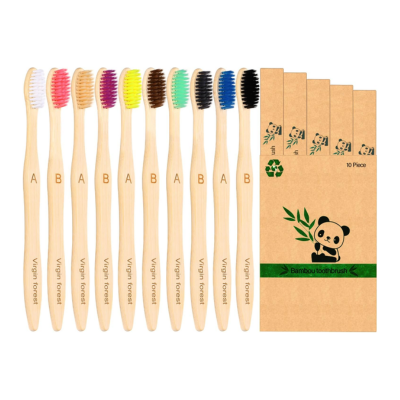 cepillos dentales de bambu cerdas suaves