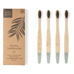 Cepillos de Bambú Ecológicos Veganos (Medio) - Wild & Stone