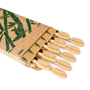 Cepillos de Dientes de Bambú Viaje de Daletu