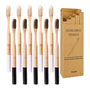 Cepillos de dientes de bambú ECOETBOO cerdas duras