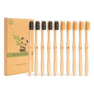Cepillo de bambú Goaycer de cerdas medianas