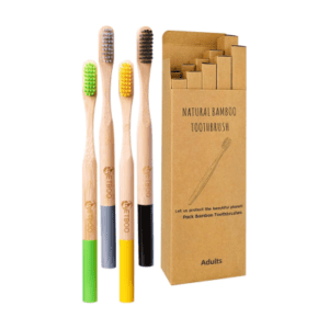 Cepillos de dientes de bambú para adultos ECOETBOO