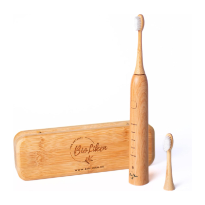 Cepillo Eléctrico Sónico de Bambú BIOLIKEN