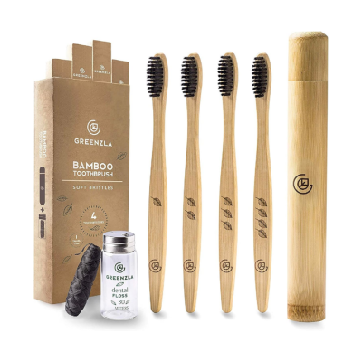 Kit Dental Greenzla de Bambú Natural