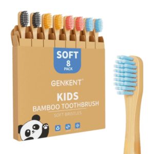 Cepillos de bambú para niños Genkent